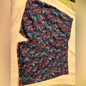 True nation 6xl board shorts blue with surf boards